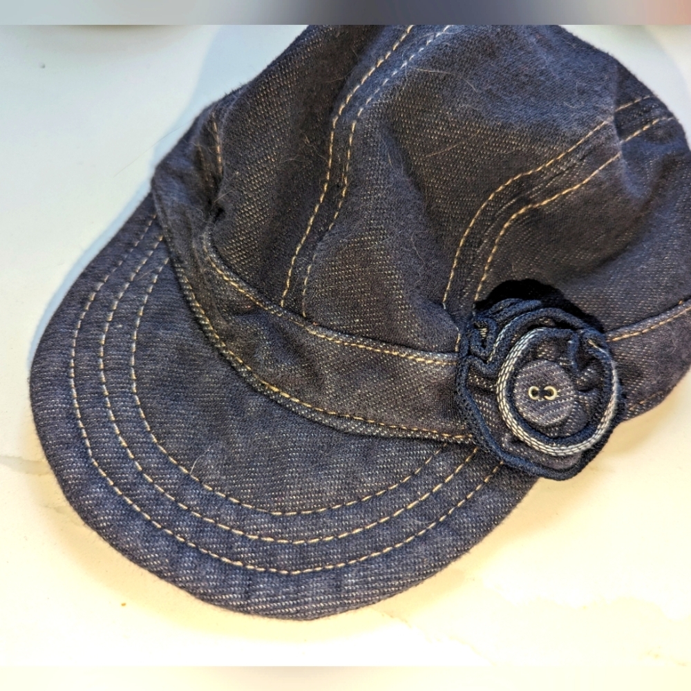 Baby girl jean style hat